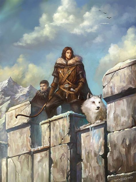 Watchers On The Wall, John Howe, Game Of Thrones Books, Game Of Thrones Artwork, Asoiaf Art, Song Of Ice And Fire, Hbo Game Of Thrones, Jaime Lannister, Gra O Tron