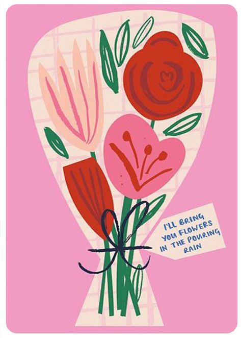 Happy Valentines Day Card Design, Valentine Card Design, Bouquet Illustration, Valentine's Day Illustration, Prints Ideas, Valentine Poster, Valentines Illustration, Valentines Day Poster, Wedding Photo Books