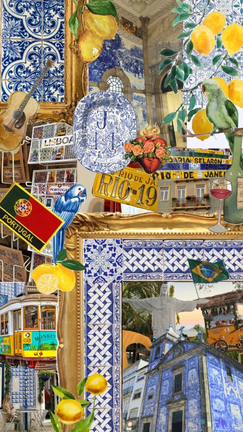 #brazil #portugal #summer #lemons #wine #tiles #ceramics Portugal Wallpaper, Portugal Tiles, Portugal Summer, Cute Patterns Wallpaper, Summer Wallpaper, Cute Pattern, Pattern Wallpaper, Brazil, Portugal