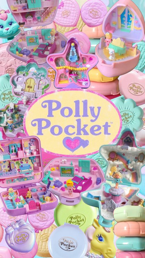 Polly Pocket 2000, Poly Pocket, Bluebird Vintage, Childhood Memories 90s, Nostalgic Toys, 22nd Birthday, Vintage Collage, Polly Pocket, Childhood Toys