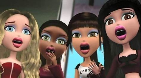 Bratz Animated, Bratz Tv Show, Outfit Bukber, Me And The Gang, Bratz Movie, Bratz Yasmin, The Bratz, Nightmare Fuel, Bratz Doll Outfits