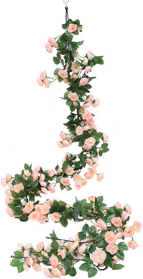 Plants For Wedding, Craft Rose, Fake Flowers Decor, Arch Arrangement, Vine Flowers, Rose Vine, Beige Wedding, Ivy Plants, Plants For Hanging Baskets