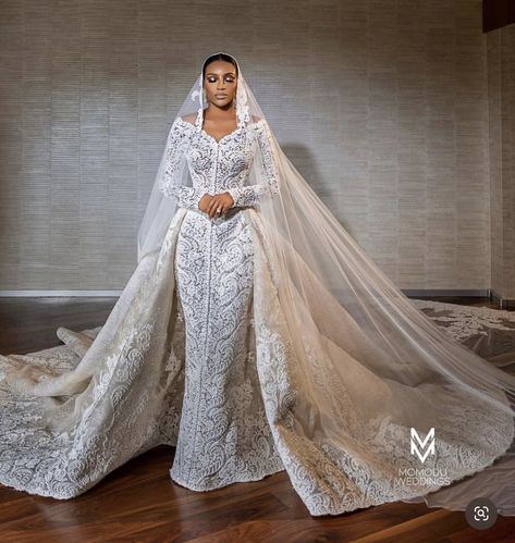 Maison Yeya, Elegant Long Sleeve Wedding Dresses, Wedding Dress And Veil, Blush Wedding Gown, Glam Wedding Dress, Instagram Portrait, Civil Wedding Dresses, Bridal Styling, Classy Wedding Dress