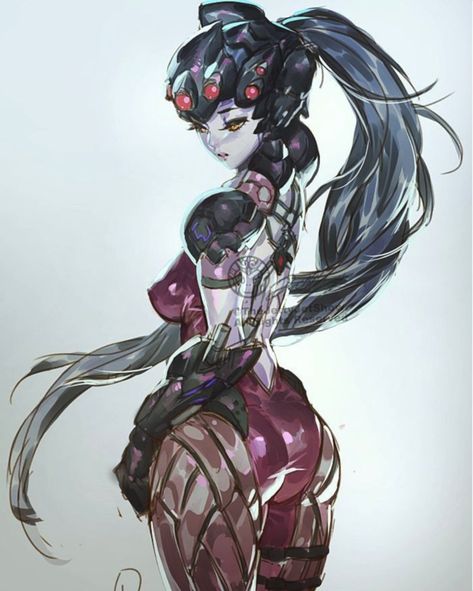 WINDOW MAKER a.k.a. WIDOWMAKER by THEJETTYJETSHOW.deviantart.com on @DeviantArt Window Maker, Overwatch Widowmaker, Female Drawing, Overwatch Fan Art, Female Hero, Digital Artists, Video Game Art, Overwatch, Cosplay Anime