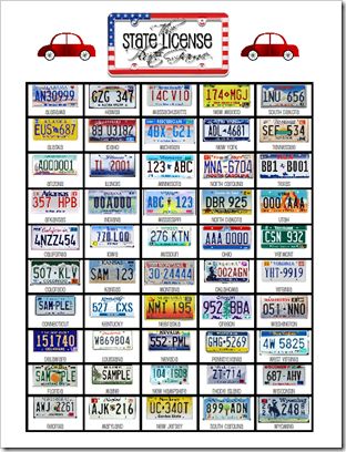 Instead, print off two copies. Cut one copy apart. Play a matching or Bingo game. Draw one license plate card, name the state and mark off the match! License Plate Game Printable, License Plate Game, Fun Road Trip Games, Travel Binder, Trip Games, Road Trip Activities, Licence Plate, Road Trip Games, Road Trip With Kids