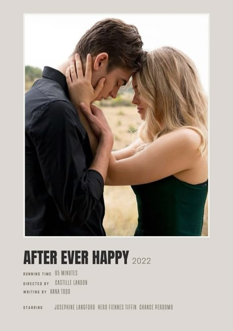 After Everything Movie, After Ever Happy, Romance Movie Poster, Movie Character Posters, Happy Movie, Romcom Movies, Comfort Series, Movies To Watch Teenagers, After Everything