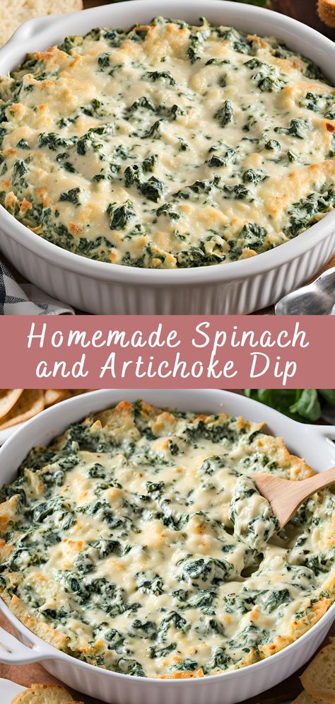 There’s nothing quite like the creamy, savory delight of a homemade spinach and artichoke dip. Perfect for gatherings, game nights, or a comforting snack, this classic appetizer is always a crowd favorite. Made with fresh spinach, marinated artichoke hearts, and a rich blend of cheeses, this dip is irresistibly creamy and bursting with flavor. Spinach Artichoke Dip Alfredo Sauce, Cheddars Spinach Artichoke Dip, Cheddar Spinach Dip Recipe, Spinach Artichoke Feta Dip, Small Batch Spinach Artichoke Dip, Artichoke Heart Dip Recipes, Easy Spinach And Artichoke Dip Recipe, Recipe For Spinach Artichoke Dip, Recipes For Artichoke Hearts