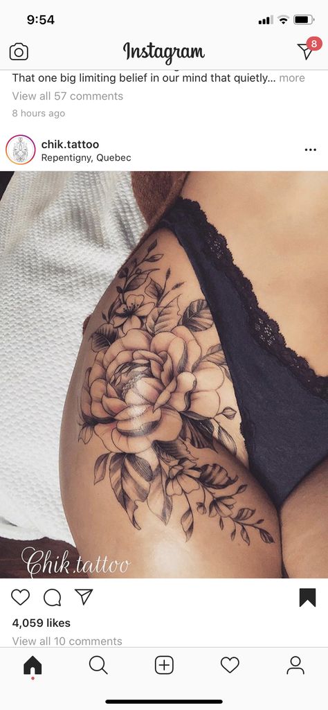 Side Thigh Tattoos Women, Floral Hip Tattoo, Flower Hip Tattoos, Side Hip Tattoos, Side Thigh Tattoos, Stomach Tattoos Women, Floral Thigh Tattoos, Hip Thigh Tattoos, Hip Tattoos