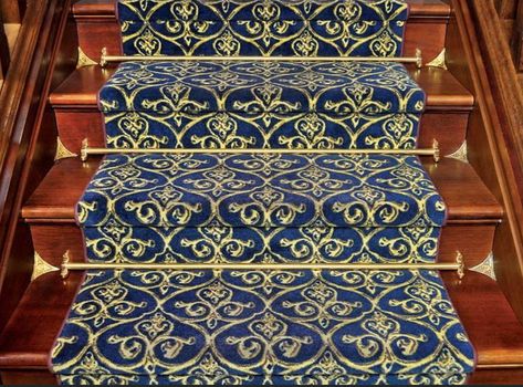 Stair Runner Rods, Dust Corners, Stair Carpet Rods, Victorian Stairs, Old House Interior, House Journal, Stair Rods, Modern Stairs, Corner House