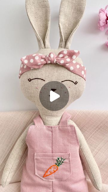 Anastasia Kazantseva - Dollmaker on Instagram: "One sewing pattern = so many outfit ideas! If you would like to make a handmade bunny doll for someone special you can find my sewing pattern in my Etsy shop. . . . #diybunnydoll#bunnysewingpattern #sewingpattern #sewingtutorial #handmadegifts #sewingforkids #sewforkids #stuffedanimalpattern #dollmakingprocess #dollmaking #dollmaker #handmadegifts #makeyouownbunny #stuffedbunny #cutebunny #bunnydoll #stuffedanimals #sewingtutorials #handmadebunny #skordulicreations" Bunny Doll Sewing Pattern, Handmade Bunny, Doll Sewing Patterns, Bunny Doll, Rag Dolls, January 9, Doll Maker, Someone Special, Sewing For Kids