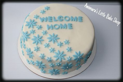 Welcome Home Cake.. Welcome Back Cake Travel, Welcome Home Cake Design, Welcome Cake, Welcome Home Cake, Welcome Home Cakes, Travel Cake, Dessert Cake Recipes, Little Kitchen, Cute Birthday Cakes