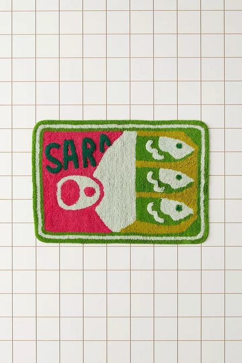 Sardine Bath Mat | Urban Outfitters Sardine Can, Urban Outfitters Style, Weird Furniture, Australia Clothes, Catch Of The Day, Pinterest Contest, Uo Home, The Catch, Best Bath