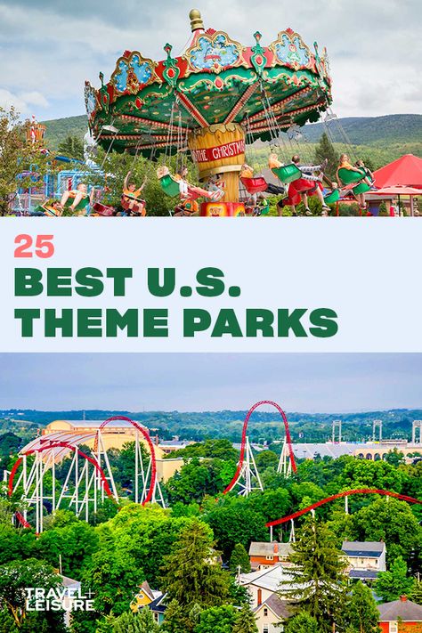 These are the best #themeparks in the United States, according to TripAdvisor. #familytravel #themepark #parks #park #disney #sixflags #universalstudios #roadtrip Best Amusement Parks In Us, Best Roller Coasters, 2025 Travel, Best Amusement Parks, Organization Travel, Long Weekend Trips, Usa Roadtrip, Family Vacation Ideas, Best Family Vacations