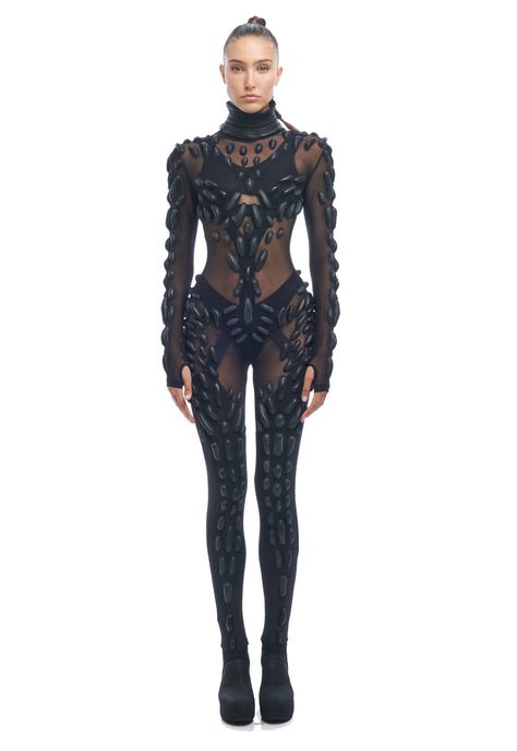 Full Length Bodysuit, Custom Grillz, Photograph Video, Pole Dance, Custom Tailoring, Catsuit, Soft Black, The Body, Trend Setter