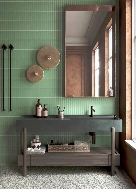 Academia Interior, Amsterdam Apartment, Green Mosaic, Mosaic Bathroom, Marble Mosaic Tiles, Marble Mosaic, Master Bath, Mosaic Tiles, Wall Tiles