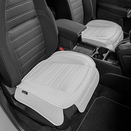 Amazon.com: Motor Trend Seat Covers for Cars Trucks SUV, Faux Leather 2-Pack White Padded Car Seat Covers with Storage Pockets, Premium Interior Car Seat Cover Interior Car, Car Upholstery, Car Seat Cover, Car Seat Covers, Car Covers, Seat Covers, Seat Cover, Carseat Cover, Car Seat