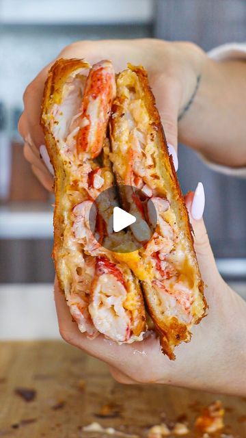 Sam Schnur on Instagram: "Lobster Croissant Grilled Cheese with Old Bay Aioli" Crab Grilled Cheese Sandwiches, Croissant Grilled Cheese, Lobster Grilled Cheese, Seafood Extravaganza, Croissant Sandwiches, Cooking Instagram, Grill Cheese, Easy Delicious Dinners, Croissant Sandwich