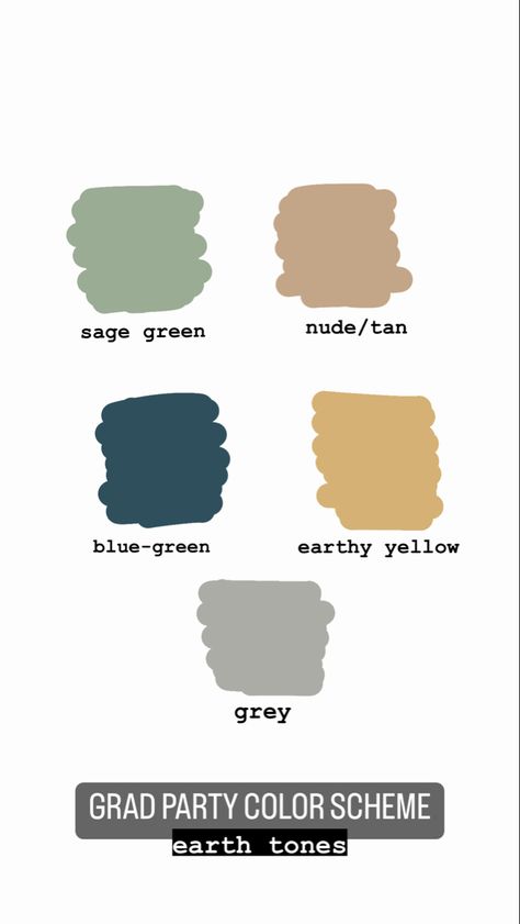 Grad Party Color Theme, Earth Tone Graduation Party, Graduation Party Ideas Color Schemes, Graduation Party Ideas Aesthetic Green, Sage Graduation Party, Green Graduation Party Ideas, Sweet Sixteen Party Themes Color Schemes, Aesthetic Grad Party Ideas, Graduation Color Schemes