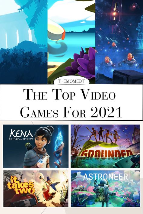 OUR TOP 10 VIDEO GAMES FOR 2021 | There's a wide range of video games here, from adventure cooperative games to battle royales, plus virtual reality games. Quite a few are multiplayer co-op games & online co-op games are my jam. | #TheMomEditGiftGuide #ChristmasGiftIdeas #GiftGuide #GiftIdeas #GiftBasketIdeas #HolidayGifts #GiftForBestFriends #PresentIdeas #Presents #BlackFriday #CyberMonday #VideoGames #GamesToPlayWithFriends #GamesToPlayWithKids Top Video Games, Games To Play With Kids, Mom Edit, Virtual Reality Games, Super Mario 3d, Cooperative Games, Playstation Vr, Top Video, Vr Games