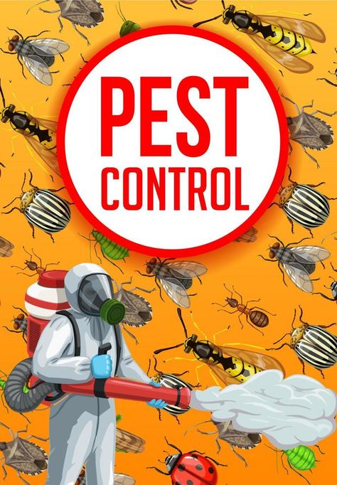 Agricultural pest control, insects extermination Types Of Insects, Insect Pest, Insect Control, Pest Control Services, Content Strategy, Pest Control, Ad Design, Flat Design, Insects