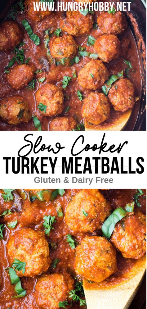 These turkey meatballs are tender, juicy, and so easy to make. Just mix together the ingredients and place them in the slow cooker with your favorite marinara. Then, let the slow cooker do the work for you! Crockpot Turkey Meatballs, Turkey Crockpot, Slow Cooker Turkey Meatballs, Turkey Meatballs Crockpot, Meatballs Crockpot, Crockpot Meatballs, Turkey Meatball Recipe, Crockpot Turkey, Crock Pot Meatballs