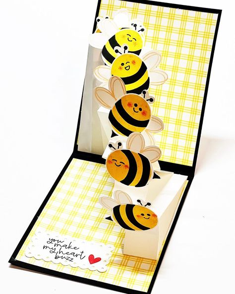 What’s the buzz? 🐝 I heard that Stampin’ UP will offer Free Shipping on Thursday for orders of $75 or more. Get those wish lists… | Instagram Be Mine Stampin Up Cards, Stampin Up Bee Mine Dsp, Stadium Wave Card, Spring Cards Handmade Cardmaking, Su 2024 Mini Catalog, Stampin Up Spring Mini Catalog 2024, Filled With Fun Stampin Up Cards, Stampin Up Bee Mine, Bee Mine Stampin Up Cards