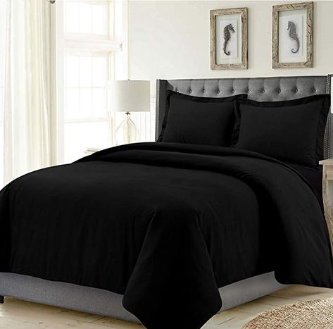 Black Duvet, Egyptian Cotton Duvet Cover, Black Duvet Cover, King Duvet Cover Sets, Luxury Duvet Covers, Bedding Sets Online, Luxury Bedding Collections, Luxury Bedding Sets, King Bedding Sets