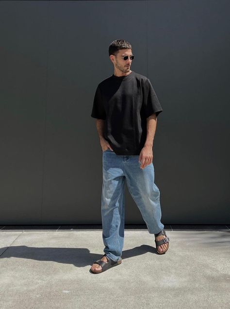 Mens Birkenstocks Outfit, Arizona Birkenstock Outfit, Birkenstock Arizona Outfit, Birkenstock Outfit Men, Birkenstock Men, Guys Fits, Mens Summer Outfits, Mens Casual Outfits Summer, Outfits Hombre