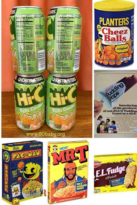 30 childhood foods from the 80s Share on facebook Facebook Share on twitter Twitter Share on linkedin LinkedIn Share on pinterest Pinterest Share on reddit Reddit Share on whatsapp WhatsApp Back in the ’80s, the grocery stores’ staples were a lot different from what we see today. The world has massively evolved in the last …   30 childhood foods from the 80s Read More » The post 30 childhood foods from the 80s appeared first on 80s baby. 80s Snacks, 1980s Food, 80s Food, Juice Carton, Pudding Pop, Fruit Roll, Fruit Roll Ups, Hot Pockets, Retro Recipes