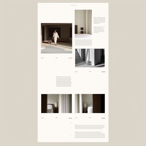 Graphic Design Inspiration Minimalist, Minimalist Graphic Design Portfolio, Minimal Portfolio Website Design, Hotel Concept Design, Homepage Design Layout, Website Design Aesthetic, Boutique Hotel Website Design, Hotel Booking Website Design Inspiration, Boutique Hotel Branding Design