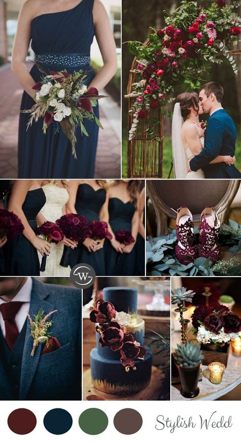 Burgundy is one of our favorite wedding colors. The berry-hued, wine-inspired jewel tone is a perfect addition to any fall or winter color palette, but can also Secret Symbols, Burgundy Wedding Colors, Popular Wedding Colors, Wedding Color Combos, Winter Color Palette, Winter Wedding Colors, Wedding Photography Tips, Navy Blue Wedding, Fall Wedding Colors