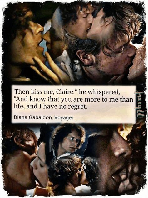 Outlander Kiss #outlander #jamieandclaire #kiss Jamie And Claire Fanart, Outlander Art, James Fraser Outlander, Outlander Quotes, Jaime Fraser, Fire Eyes, Nerd Herd, Jamie Fraser Outlander, Claire Fraser