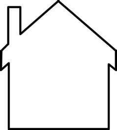 house template - learning addresses, building communities, Storypath templates House Outline, House Silhouette, House Colouring Pages, House Clipart, House Template, Cartoon House, Silhouette Clip Art, House Drawing, Free Clip Art