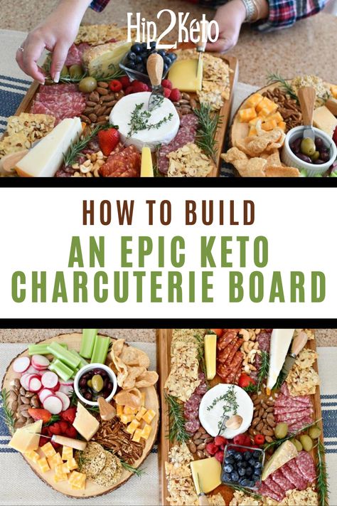 Charcuterie Board With Pickles, Deli Meat Charcuterie Board, How To Display Meats On Charcuterie Board, Keto Charcuterie Board Ideas, Keto Charcuterie Board, Keto Charcuterie, Keto Friendly Foods, Elegant Charcuterie, Fruit Boards