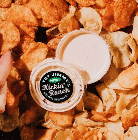 Jimmy John's Kickin Ranch Kicking Ranch Jimmy Johns, Kickin Ranch Recipe Jimmy Johns, Jimmy Johns Kickin Ranch Recipe, Spicy Ranch Dressing, Creamy Salad Dressing, Jimmy Johns, Crispy Chicken Tenders, Ranch Recipe, Homemade Ranch Dressing