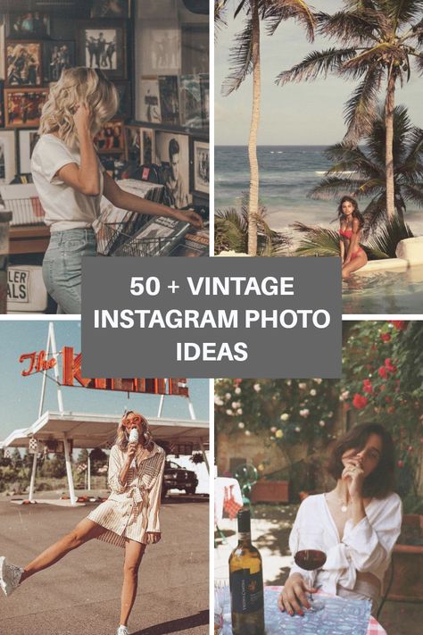 Vintage Selfies Aesthetic, Ig Location Ideas, Vintage Selfie Ideas, Vintage Photoshoot Aesthetic, Instagram Picture Ideas Aesthetic To Post, Vintage Photoshoot Ideas 90s, Vintage Instagram Feed, Boho Instagram Feed, Vintage Aesthetic Instagram