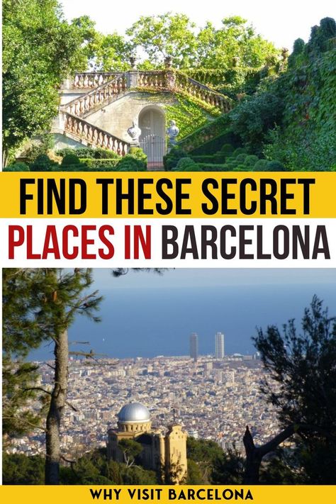 Looking for some hidden gems in Barcelona? While there aren't many secret spots in Barcelona, these beautiful places are are worth exploring. I hope you enjoy exploring the best things to do in Barcelona off the beaten track! From stunning views to Roman ruins and underrated activities, don't miss this secret Barcelona travel guide! Barcelona Travel Tips | Barcelona Activities | Barcelona Things to Do | Barcelona Secrets | Spain Travel Guide #travel #Barcelona Must See Barcelona, Visiting Barcelona Spain, Unique Things To Do In Barcelona, Barcelona Activities, Vacation Destinations Europe, Barcelona With Kids, Spain Packing List, Places To Visit In Barcelona, Where To Stay In Barcelona