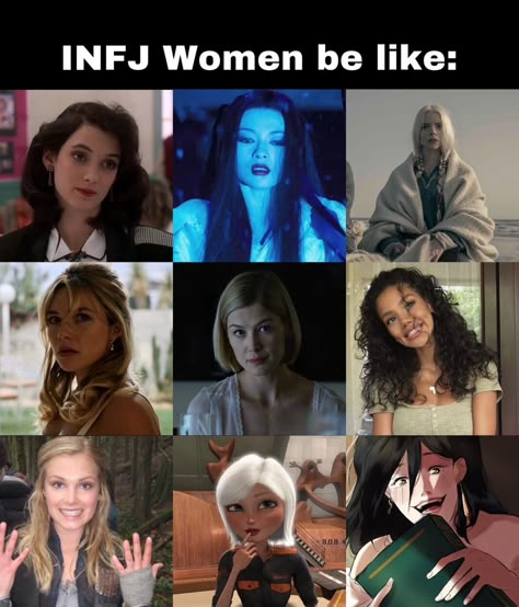 Infj Celebrities, Infj X Entj Love, Infj Movies, Infj Women, Entj Infj, Infj Core Aesthetic, Infj Vibes, Infj Core, Infj Aesthetics