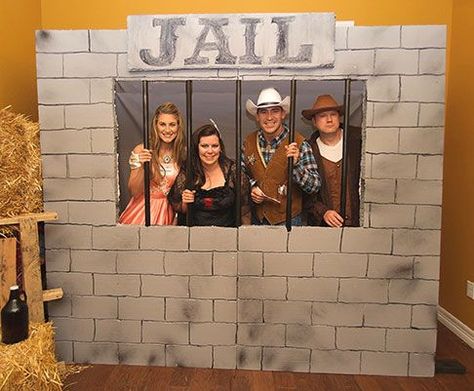 1000+ ideas about Western Theme Decorations on Pinterest | Western ... Saloon Decorations, Deadwood Saloon, Jail Photo, Western Event, Country Western Parties, Cowboy Theme Party, Wild West Theme, Wild West Party, Western Birthday Party