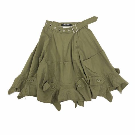 maIgosia on Twitter: "skirts by junya watanabe, c. 2000s https://t.co/Eb71oFJCdJ" / Twitter Gon Outfits, Nature Skirt, Skirt Png, Military Skirts, Utilitarian Aesthetic, Khaki Skirt, Junya Watanabe, Cargo Skirt, Summer Skirts