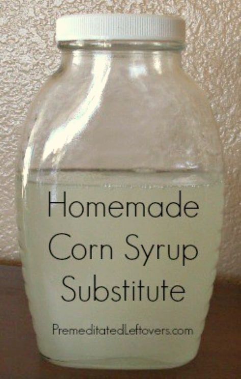 Homemade Corn Syrup Recipe, Homemade Corn Syrup, Corn Syrup Substitute, How To Make Corn, Cooking Substitutions, Homemade Pantry, Homemade Condiments, Homemade Syrup, Baking Substitutes