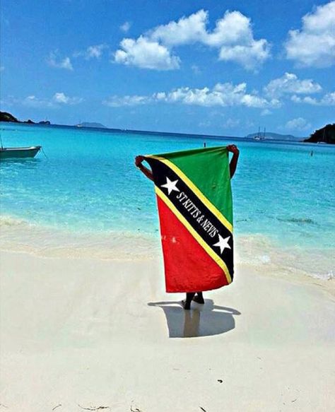 Saint Kitts And Nevis Aesthetic, Island Gyal, National Dress, Gold Cup, Flags Of The World, St Kitts And Nevis, St Kitts, Travel Agency, Vacation Destinations