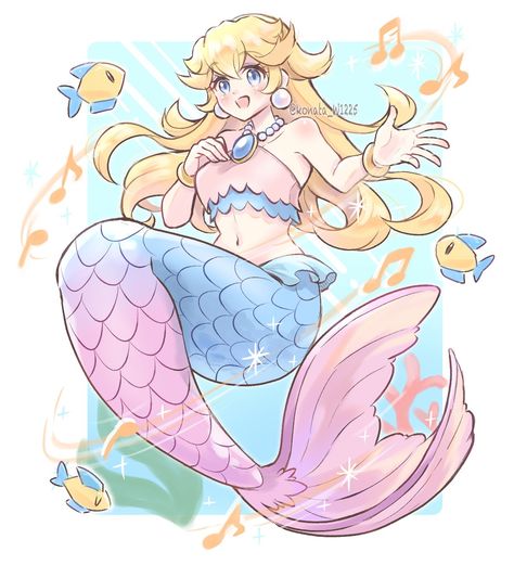 Princess Peach Showtime Fanart, Princess Peach Beach, Mermaid Peach, Michael And Jeremy Fanart, Princess Peach Fanart, Princesses Peach, Peach Fanart, Rosalina And Peach, Harmonie Mario