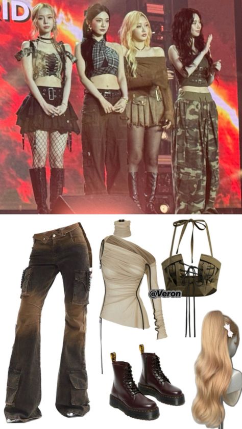 Aespa Fashion, Cover Outfits, Aespa 5th Member, Kpop Stage Outfits, Min Ji, Kpop Stage, Group Name, Group 3, Concept Ideas