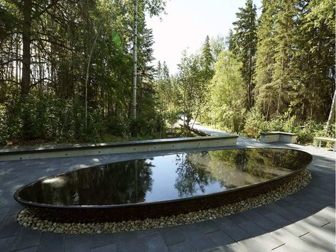 Islamic Garden, Water Scape, Fountain Outdoor, Aga Khan, University Of Alberta, Reflecting Pool, Water Pond, Water Features In The Garden, Fountains Outdoor