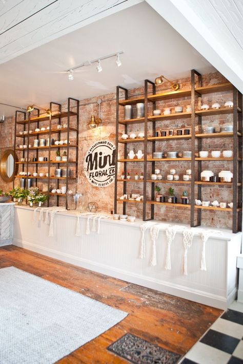 Vitamin Store Design, Modern Farmhouse Commercial Design, Local Store Design, Inside Store Design, Small Country Store Ideas, Wellness Store Design, Rustic Store Design, Industrial Store Design, Rustic Retail Store Design