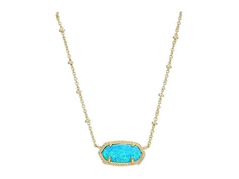 Kendra Scott Elisa Satellite Short Necklace Gold/Turquoise Opal Kendra Scott Eye Necklace, Turquoise Kendra Scott Necklace, Orange Kendra Scott Necklace, Teal Kendra Scott Necklace, Kendra Scott Necklace Aesthetic, Kendra Scott Necklace Blue, Blue Kendra Scott Necklace, Short Necklace Gold, Preppy Necklaces