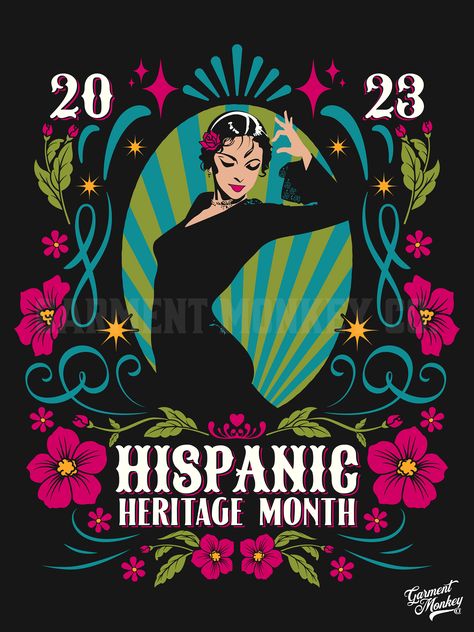 Latina Heritage Month, Latino Poster Design, Latina Graphic Design, Mexican Graphic Design Poster, Hispanic Heritage Month Graphic Design, Latino Heritage Month Art, Latino Poster, Hispanic Heritage Month Art, Hispanic History Month