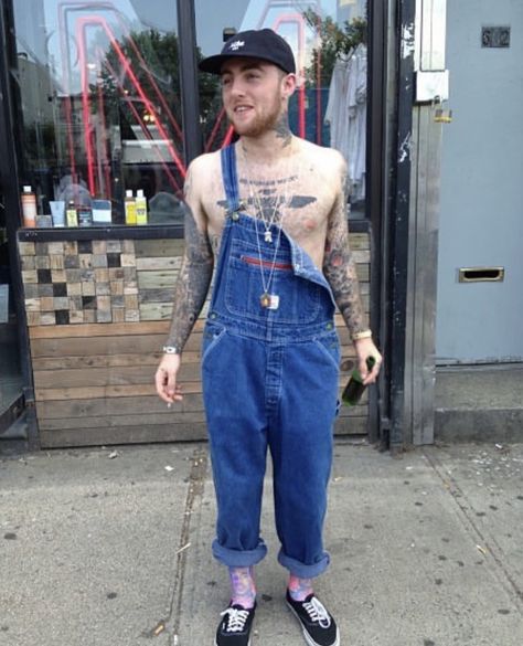 Mac Miller Style Outfits, Chess Tattoos, Mac Miller Merch, Blue Slide Park, Boys Overalls, Mac Collection, Merch Collection, Best Mac, Mac Miller