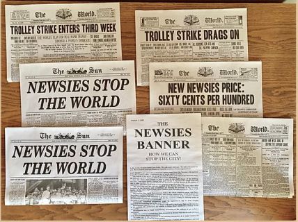 Newsies Jr, Newsies Costume, Elf The Musical, Paper Props, Color Me Mine, Kids Theater, Newspaper Template, Wine Bottle Art, Extraordinary People